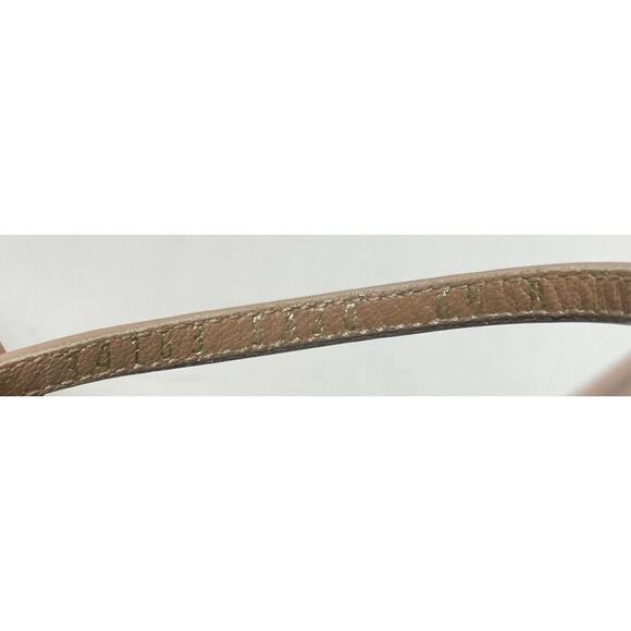 Salvatore Ferragamo Margot Demi Wedge Sandals 6.5B  Bisque Patent Leather Bow - Picture 10 of 12